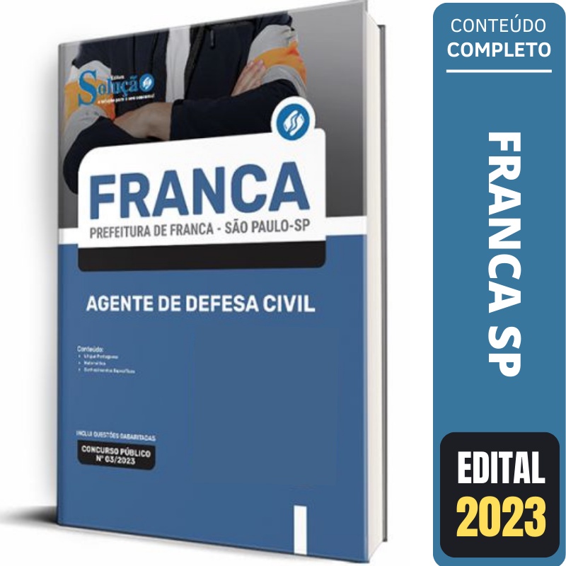 Apostila Franca SP - Agente de Defesa Civil