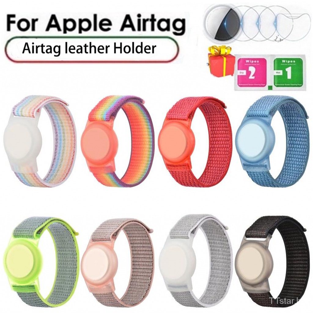 Pulseira Air tag Kids , Nylon Bracelet for Compatível Com Apple , Tags Capa Protetora Porta-Correia Faixa De Relógio Elástica Leve Para Crianças