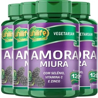 Kit 4 Amora Miura 500mg 120 Capsulas - Unilife