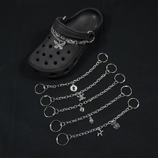 Shoe Decoration for Croc Conjunto De Cadeia De Moda Shoe Charms Pins Accessories Jibz for Croc De Sapatos De Bricolagem