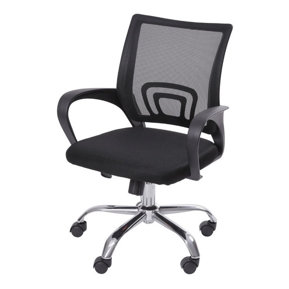 Cadeira Office Escritorio Rodizio 3310 Tok Preta - Or Design