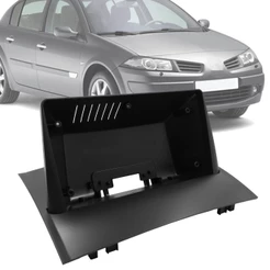 Moldura Painel 2 Din 9" Polegadas Megane 2003 até 2013 Preto