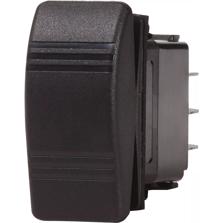 Botão Interruptor On-Off 12/24v Marinizado Preto 2 Pinos