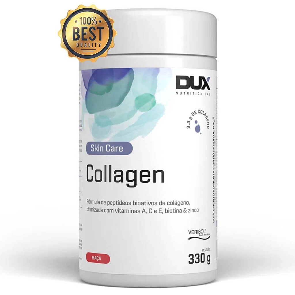 Collagen Dux Nutrition 330g - Colágeno Verisol Skin Care para Pele em Oferta na Shopee