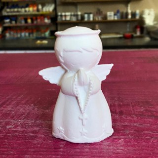 Anjo Lembrancinha Menino - 7,5 cm - Peça em Gesso