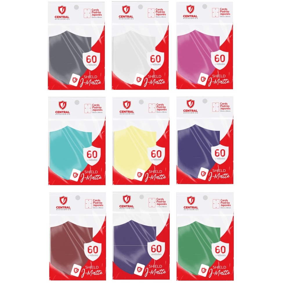 Sleeve Central  60 Un. para Yugioh Japan Small Size