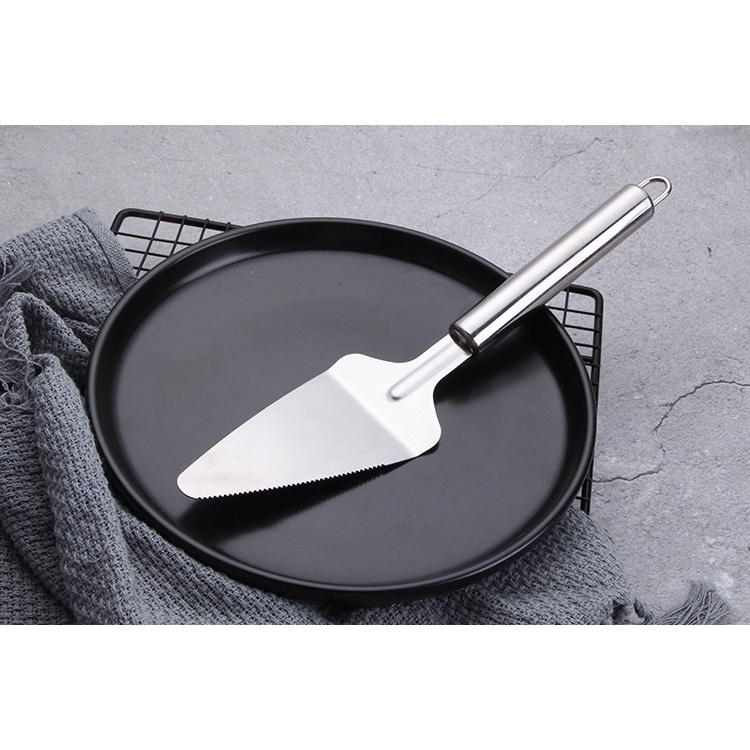 Espátula Para Cortar Bolo Torta Pão Em Aço Inox Com Serra
