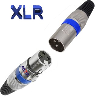 Kit 50 Plugs Conector Xlr Canon 25 Macho E 25 Femea