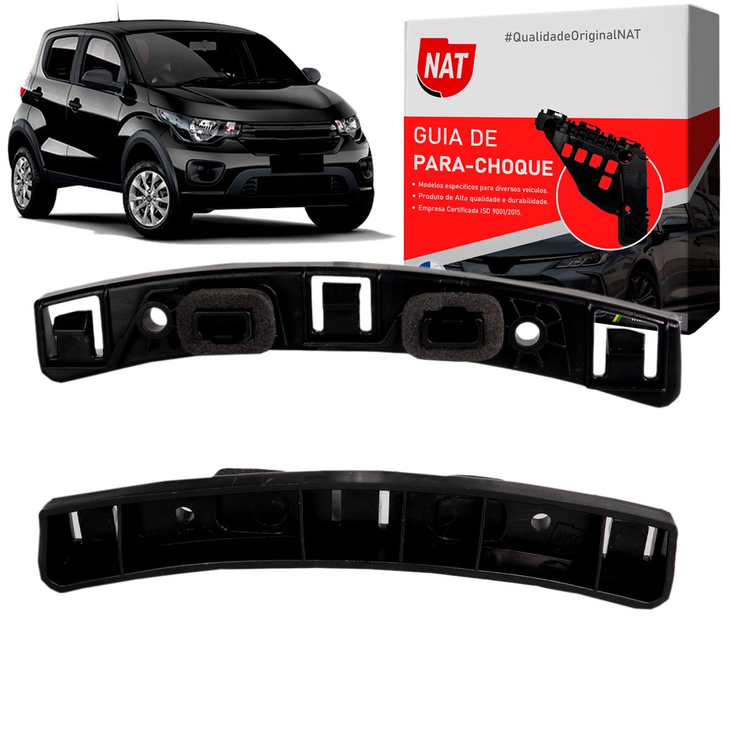 Suporte Guia Parachoque Fiat Mobi 2017 Até 2021 Traseiro em Oferta na Shopee