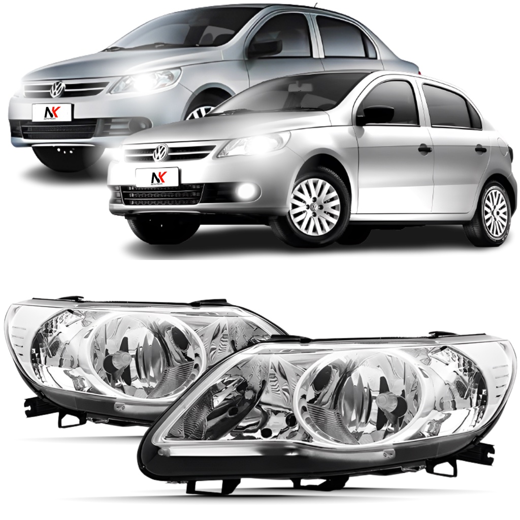 Par/Un Farol Gol Voyage G5 2008 2009 2010 2011 2012 2013 Foco Duplo