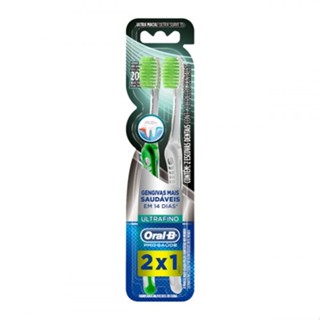 Escova Dental Pro-Saúde Ultrafina com 2 Unidades Oral-B