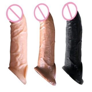 Atacado 21cm 8,27 Polegadas Capa Do Pênis Masculino Ampliação Extensão Pê
