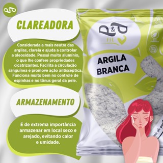 Argila Branca 250g - P&P
