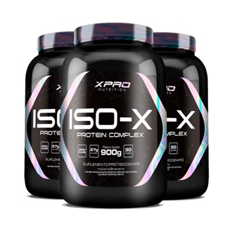 Kit 3x Whey Protein Iso - X 900g - XPro Nutrition em Oferta na Shopee