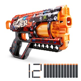 Lançador X-shot Skins Griefer com 12 Dardos - Game Over