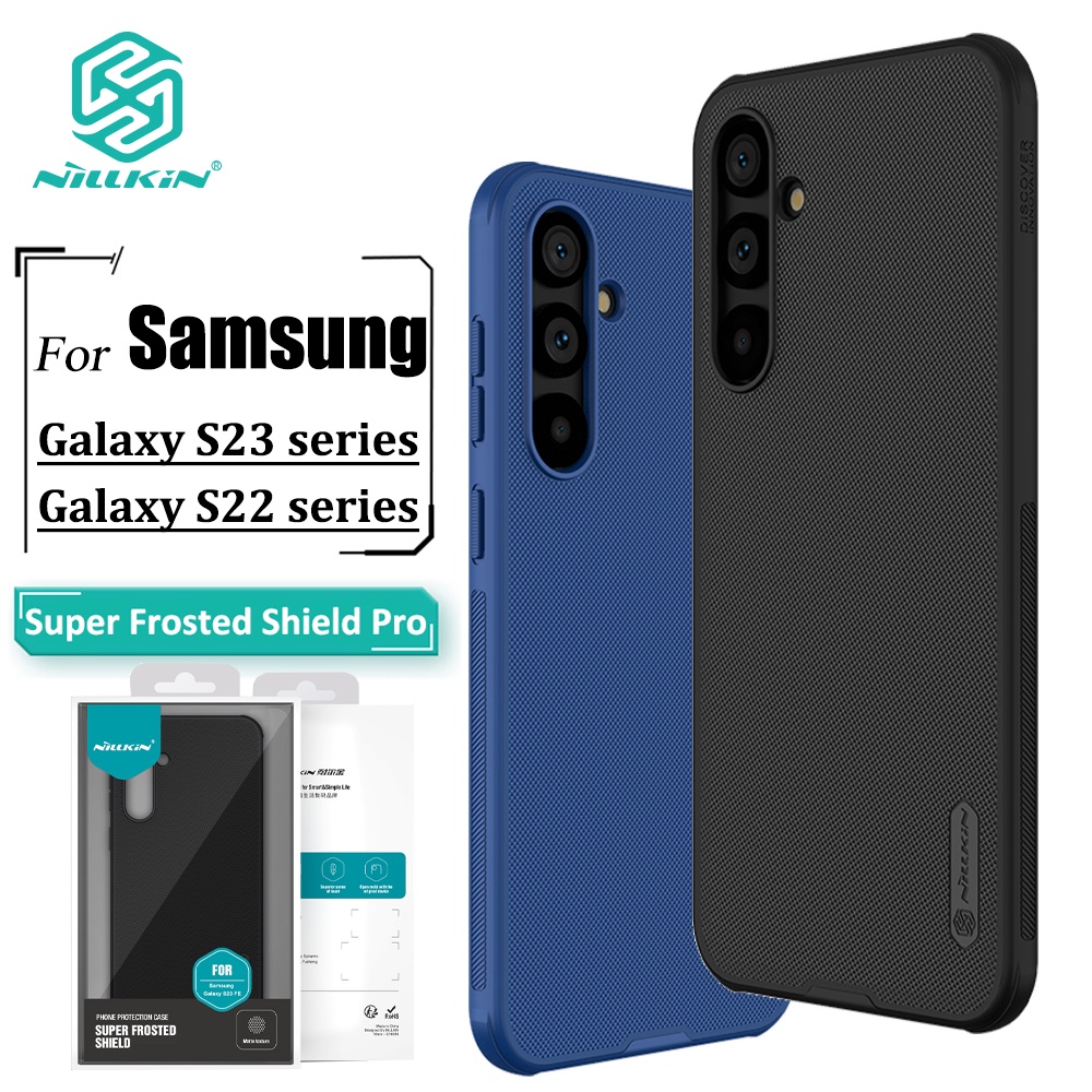 Nillkin Embalagem Para Samsung S25 Ultra S24 S23 FE S21 S22 Caso Super Fosco Escudo Pro Capa - Mobile & Gadgets