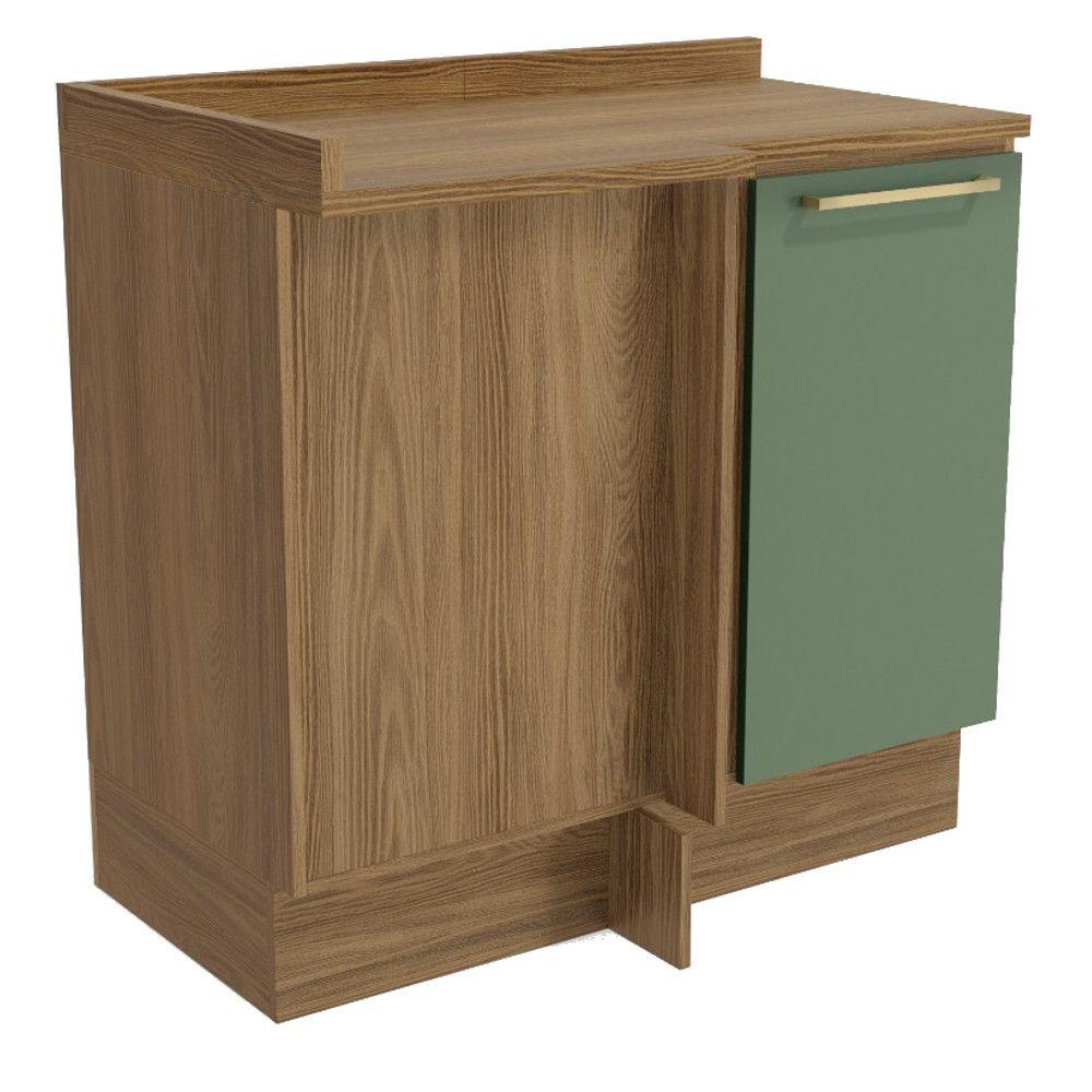 Balcão De Canto Kappesberg CB775 1 Porta Com Tampo em Oferta na Shopee