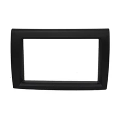 Moldura 2 Din Fiat Bravo 2010 à 2016 - Preta - Fiamon
