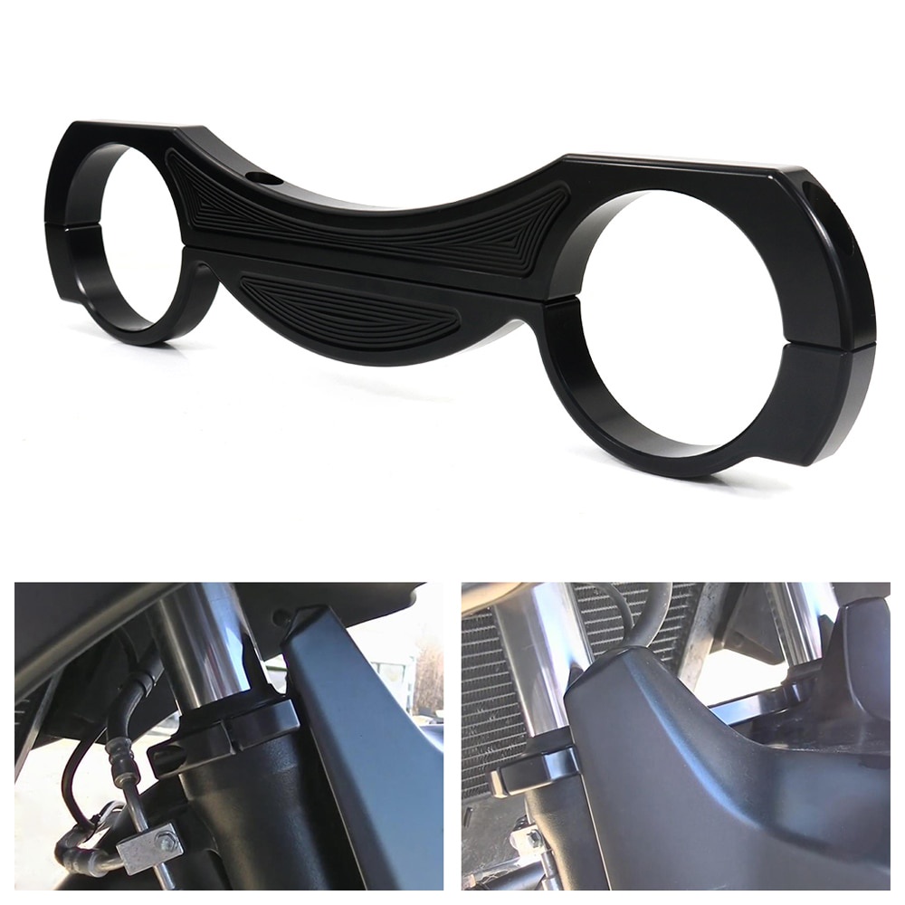 Suporte De Garfo Dianteiro Para Motocicleta , Adequado Suzuki DL650 2004-2023 V strom 650 , Estabilizador , Alumínio CNC