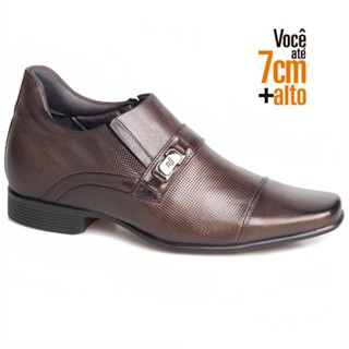 Sapato Social Rafarillo Masculino Couro Aumenta Altura