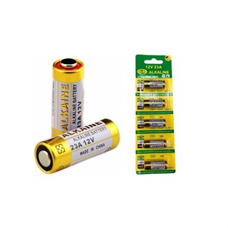 05 Pilhas Bateria 23a 12v Alkaline Para Controle Alarme Portão