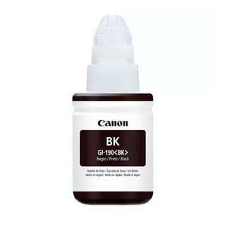Garrafa de tinta Canon GI190BK Preto 135ml em Oferta na Shopee
