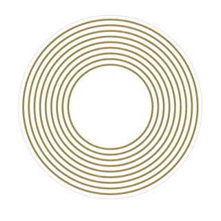 Adesivo Radiônico 9 Círculos - Com 2 adesivos - 7,5cm Gráfico Feng Shui em Oferta na Shopee