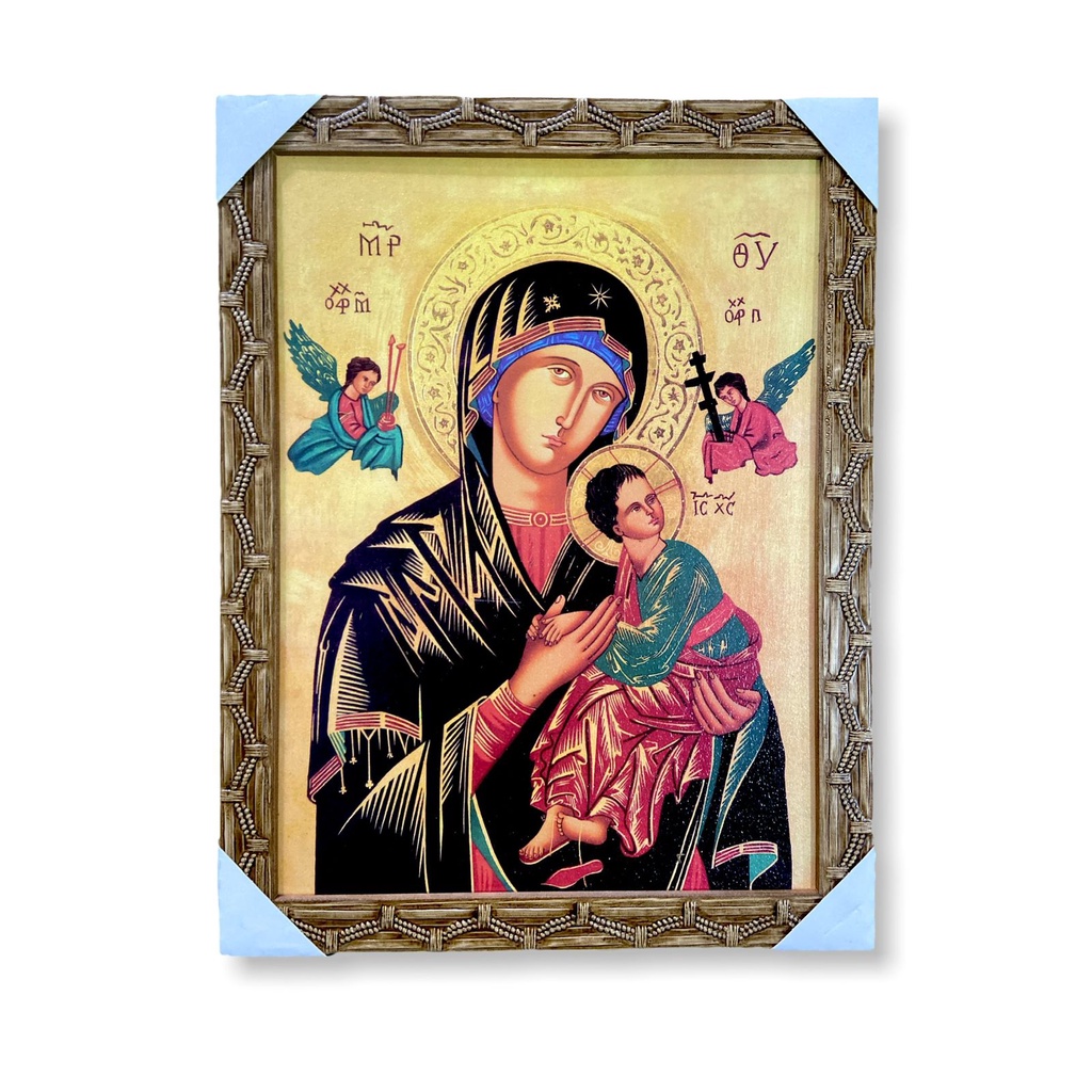 Quadro Nossa Senhora Do Perpetuo Socorro Decorativo 30x40cm