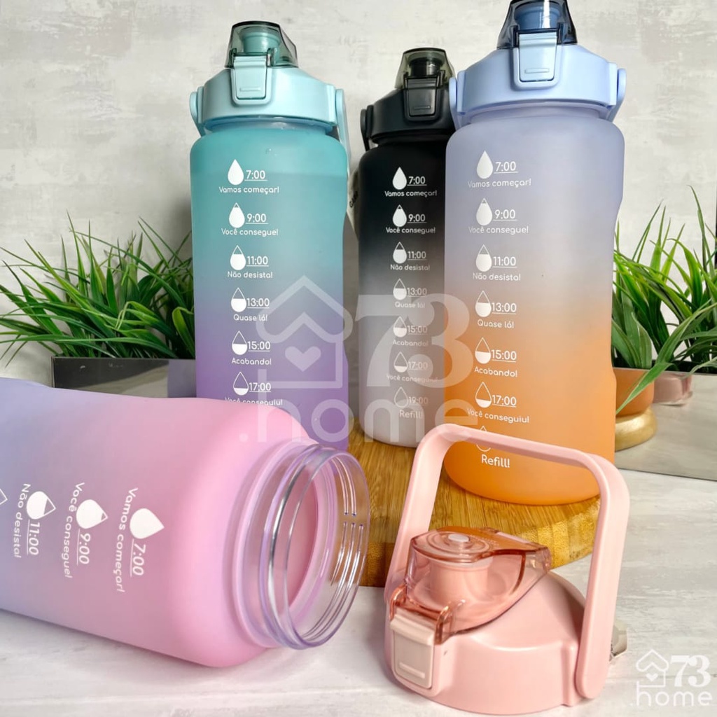 GARRAFA SQUEEZE 2L ÁGUA ACADEMIA TREINO FITNESS TIE DYE em Oferta na Shopee