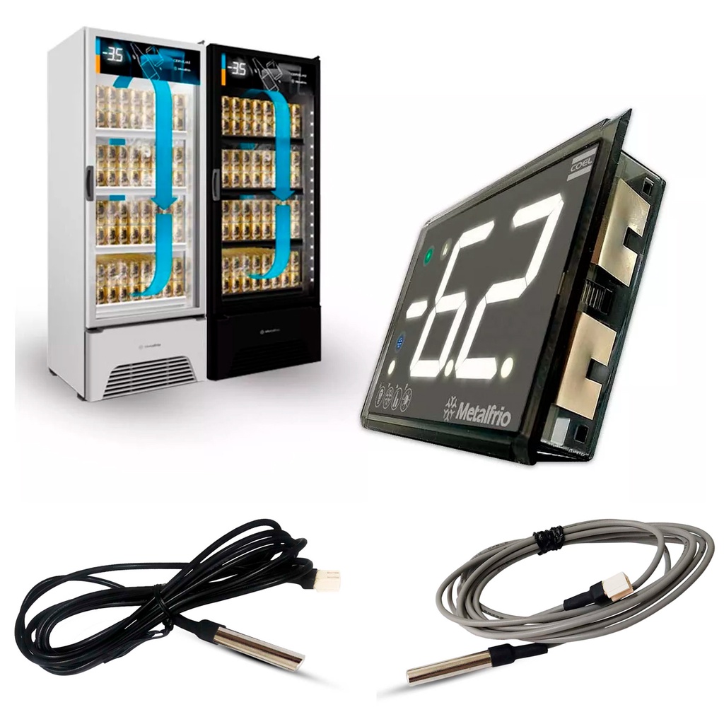 Termostato Eletrônico Et3 Coel / metalfrio Vf55ft Vn50 Vn28