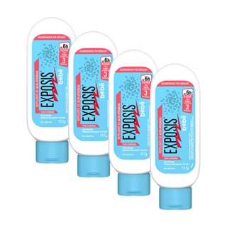 Kit 4 Repelente Exposis Bebê Gel sem Perfume com Icaridina 117g	 em Oferta na Shopee