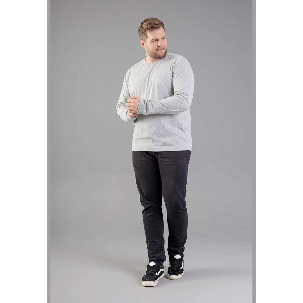Camiseta Básica de Mangas Longas Masculino Adulto Just Basic em Oferta na Shopee