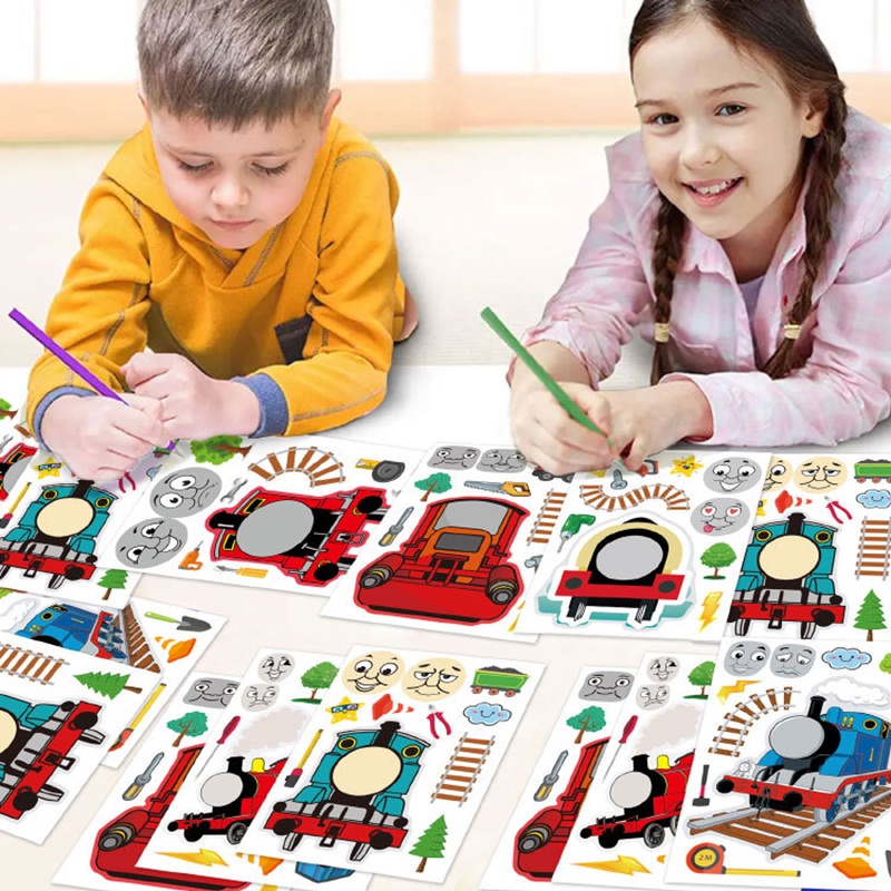 Coleção De Quebra-Cabeças De Desenhos Animados Infantis Thomas Little Train Temático , Princesa Conto De Fadas , Sereia — imagem 2 de 2