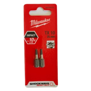 Bit Torx Tx10 X 25mm C/02 Pcs 4932352598 Milwaukee