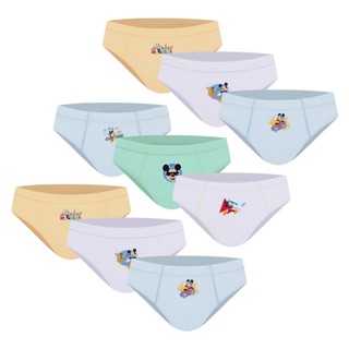 Kit com 9 Cuecas Slip Infantil Mickey Disney Trifil