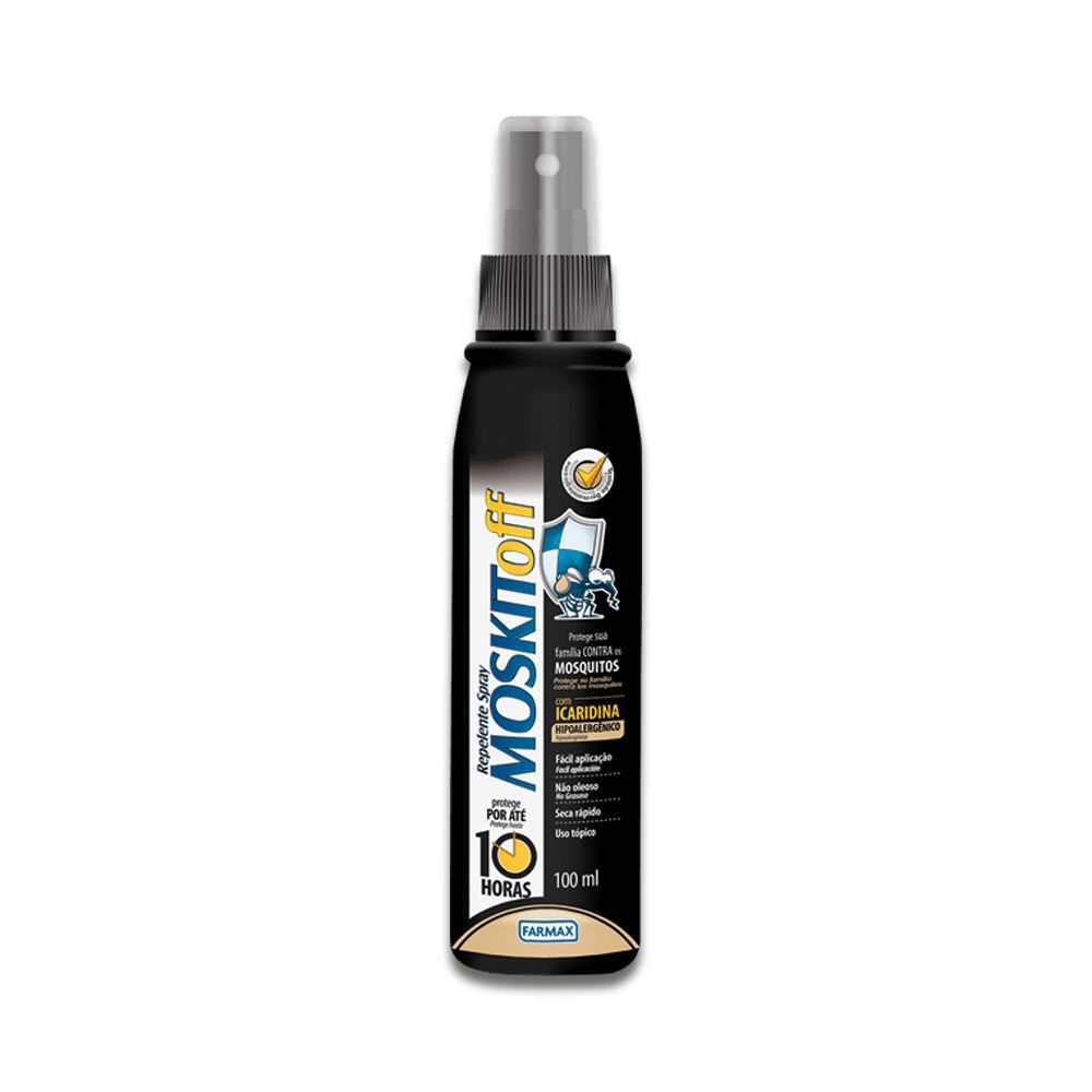 Moskitoff Icaridina Repelente Spray 100Ml Farmax