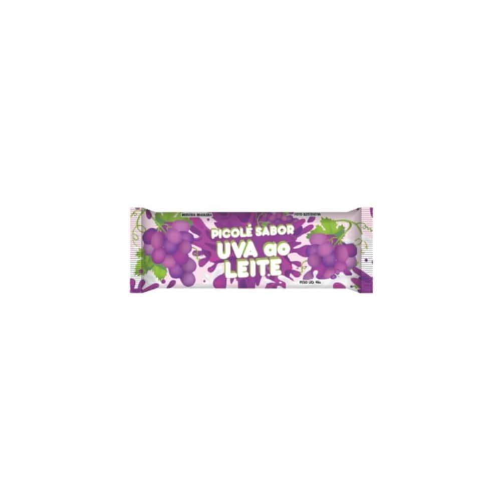 Saquinho Bopp para Picolé sabor Uva ao Leite