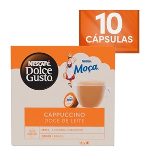 Dolce Gusto Moça Doce De Leite Cappuccino 10 Cápsulas Caixa Fechada Original