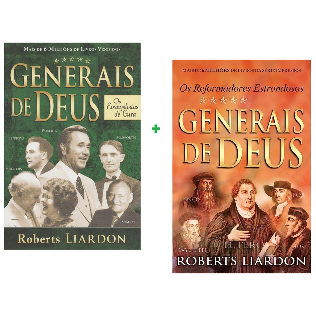 Kit Generais de Deus Evangelistas de Cura + Reformadores Estrondosos em Oferta na Shopee