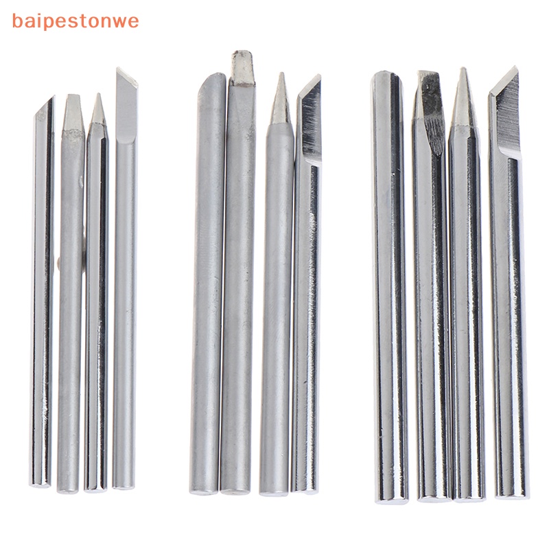 [baipestonwe] 4 Pçs/Set Ponta De Ferro De Solda 30w 40w 60w Para Calor Externo Ferros Pontas De Soldagem Substituíveis D