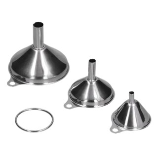 Kit 3 Funis Funil Culinário Dosador Inox Hércules UC100