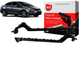 Suporte Guia Parachoque Honda Civic 2012 Até 2016 Traseiro em Oferta na Shopee