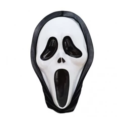 Máscara Halloween Pânico com Capuz - 10 unidades