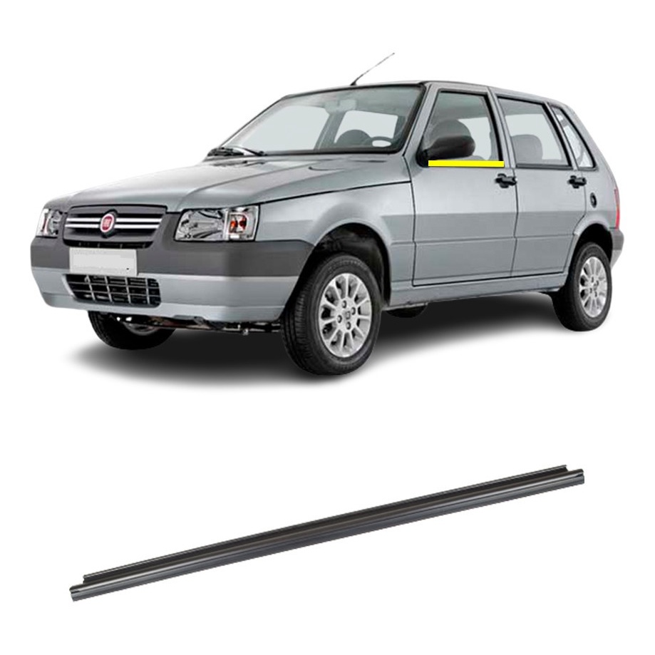 Pestana Externa Dianteira Uno Premio Elba 4 Portas Esquerdo em Oferta na Shopee