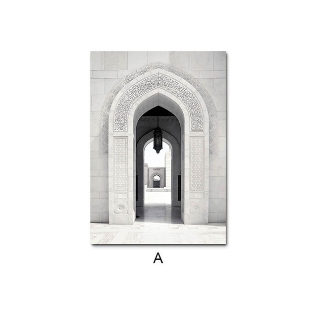Quadro Decorativo árabe, Marrocos Porta Velha Mesquita, quarto decoração casa Quadro