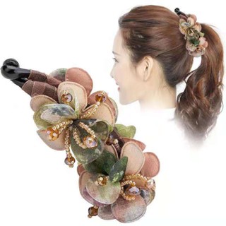 Grampo de cabelo vertical Banana tiara grampo de cabelo cocar adulto rabo de cavalo temperamento antiderrapante Simples cartão de torção Grampo de cabelo Estação independente