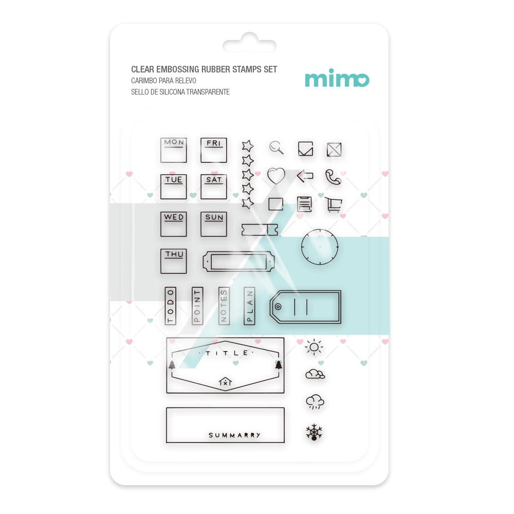 Carimbo para Relevo - Etiquetas - Mimo - 11 x 16 cm em Oferta na Shopee