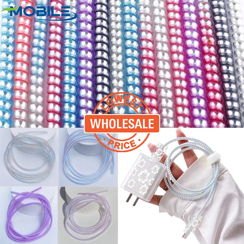 [Preços No Atacado] Protetor De Cabo De Linha De Dados De Carregamento USB De 1.4 M/Fone De Ouvido Corda Enroladora Espi