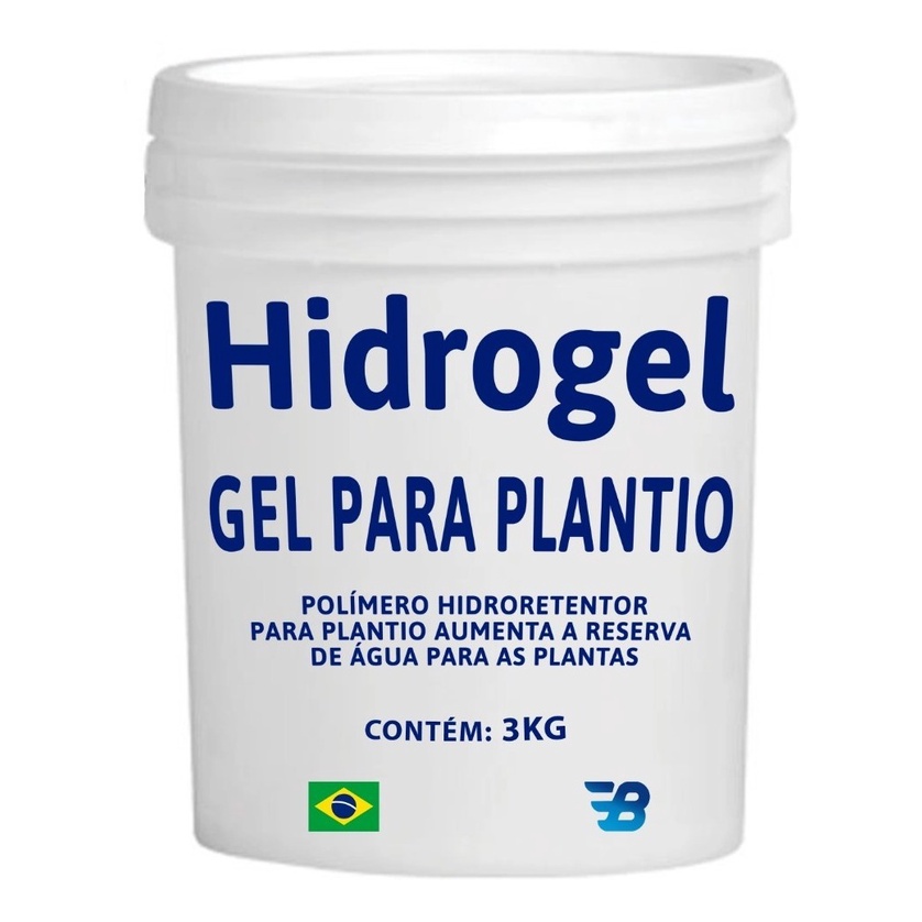 Gel De Plantio, hidrogel, gel Agrícola - 3 Kilos - O Melhor