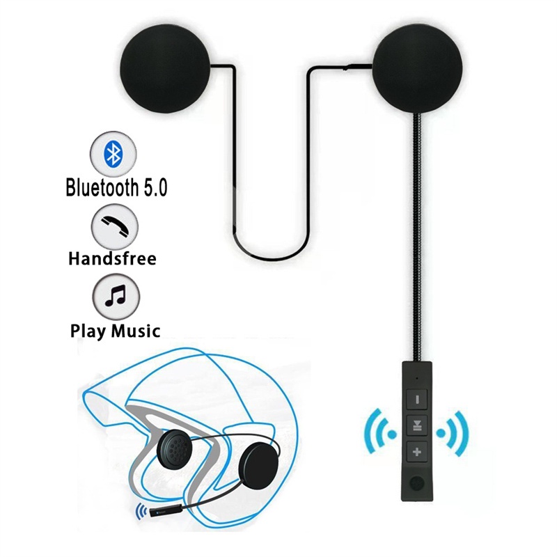 Fone De Ouvido Bluetooth Para Motocicleta BT5.0 Sem Fio Anti-Interferência Mãos-Livres
